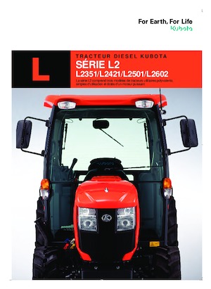 Ciągniki kompaktowe Kubota L2501 DW