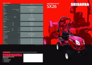 Ciągniki kompaktowe Shibaura SX 26