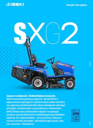 Kosiarki Samojezdne i Traktory Ogrodowe Iseki SXG 216