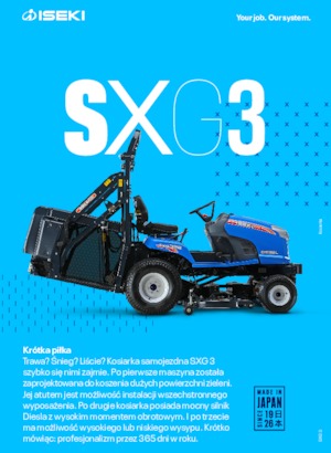 Kosiarki Samojezdne i Traktory Ogrodowe Iseki SXG 323