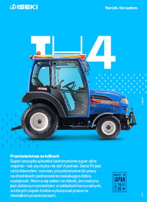 Ciągniki kompaktowe Iseki TH 4295