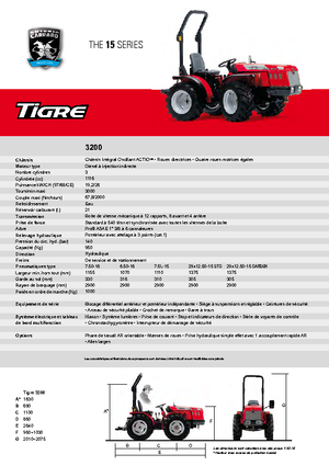 Ciągniki kompaktowe Carraro Tigre 3200