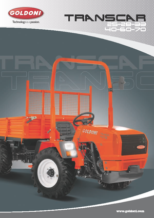 Ciągniki kompaktowe Goldoni Transcar 25 RS