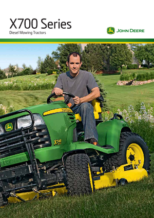 Ciągniki kompaktowe John Deere X 740