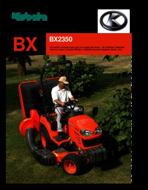 Ciągniki kompaktowe Kubota BX2350 D
