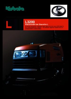Ciągniki kompaktowe Kubota L 3200