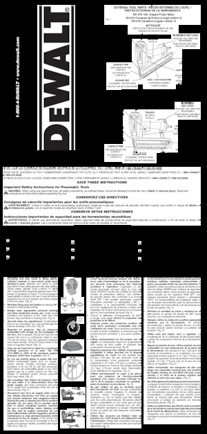 Gwoździarki i zszywacze elektryczne DEWALT D51257K