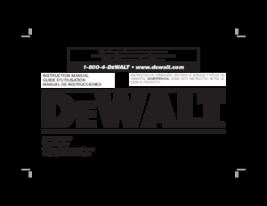 Gwoździarki i zszywacze elektryczne DEWALT DWSL18CAP