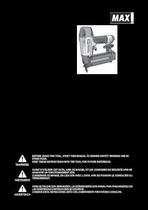 Gwoździarki i zszywacze elektryczne MAX USA CORP. NF255FA/18