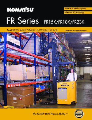 Wózki widłowe do wąskich korytarzy (VNA) Komatsu FR23K-3