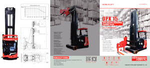 Wózki widłowe do wąskich korytarzy (VNA) Noblelift OPX 33