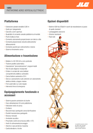 Kołowe podnośniki nożycowe JLG 10RS