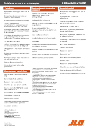 Kołowe teleskopowe platformy robocze JLG 1200SJP