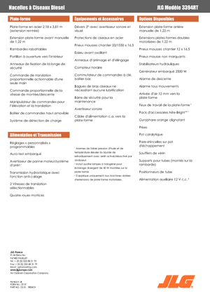 Kołowe podnośniki nożycowe JLG 3394RT