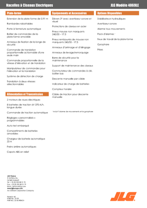 Kołowe podnośniki nożycowe JLG 4069LE