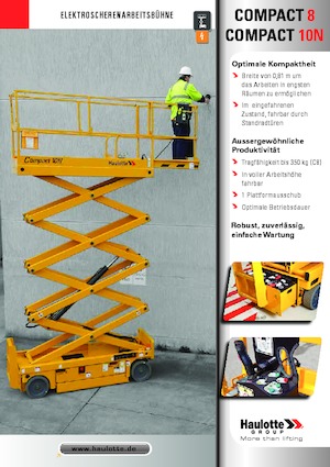 Kołowe podnośniki nożycowe Haulotte Compact 10N