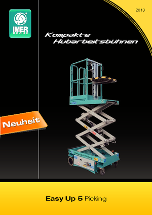 Kołowe podnośniki nożycowe Iteco Easy Up 5 Picking
