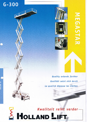 Kołowe podnośniki nożycowe Holland-Lift G 300 DL 30 S
