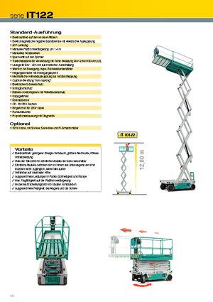 Kołowe podnośniki nożycowe Iteco IT 12122