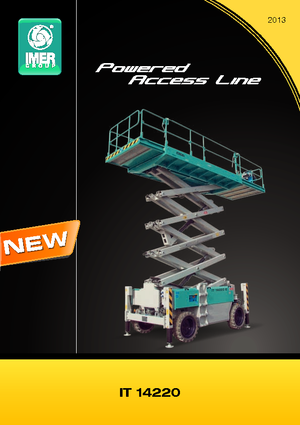 Kołowe podnośniki nożycowe Iteco IT 14220 D