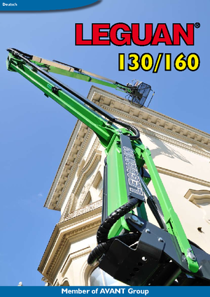 Kołowe przegubowe podnośniki koszowe Avant Tecno Leguan 160