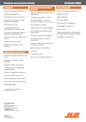 Kołowe podnośniki nożycowe JLG M4069LE