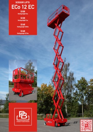 Kołowe podnośniki nożycowe PB PB S140-12EC