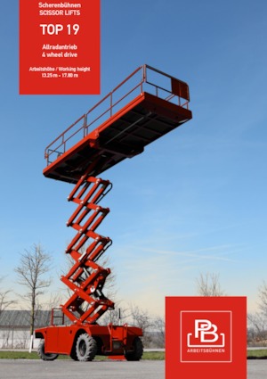 Kołowe podnośniki nożycowe PB PB S151-19E