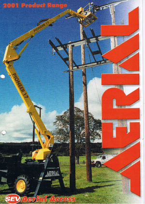 Kołowe przegubowe podnośniki koszowe Aerial Pioneer 17