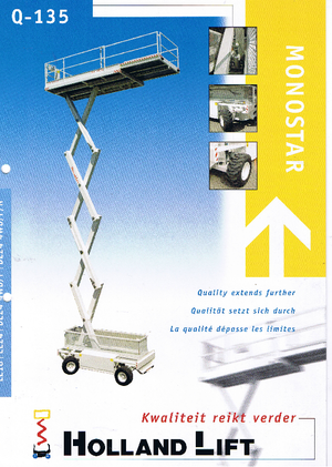 Kołowe podnośniki nożycowe Holland-Lift Q 135 DL 24 4WD P/N