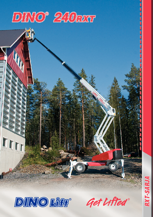 Kołowe przegubowe podnośniki koszowe Dino Lift Rhino 240 RXT