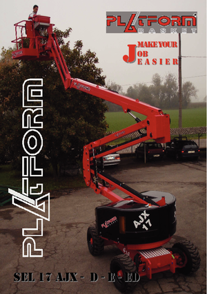 Kołowe przegubowe podnośniki koszowe Basket SEL 17 AJX