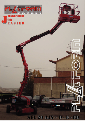 Kołowe przegubowe podnośniki koszowe Basket SEL 20 AJX