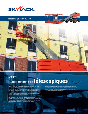 Kołowe teleskopowe platformy robocze Skyjack SJ 45 T