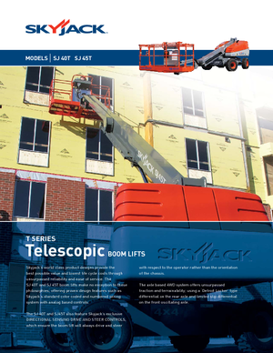 Kołowe teleskopowe platformy robocze Skyjack SJ 45 T