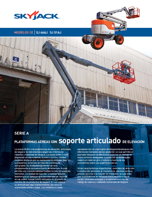 Kołowe przegubowe podnośniki koszowe Skyjack SJ 51 AJ