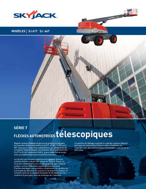 Kołowe teleskopowe platformy robocze Skyjack SJ 66 T