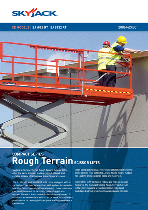 Kołowe podnośniki nożycowe Skyjack SJ 6832 RT