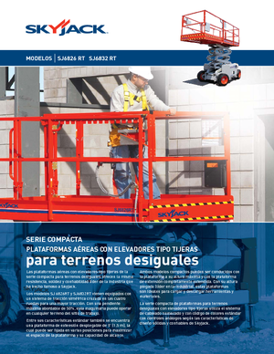 Kołowe podnośniki nożycowe Skyjack SJ 6832 RT