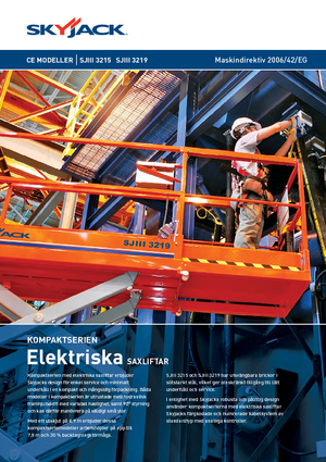 Kołowe podnośniki nożycowe Skyjack SJ III 3219