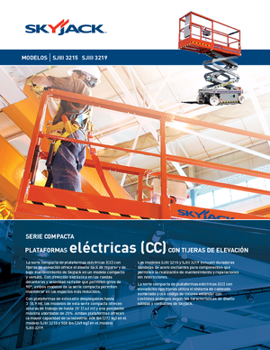 Kołowe podnośniki nożycowe Skyjack SJ III 3219