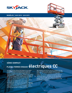 Kołowe podnośniki nożycowe Skyjack SJ III 3219