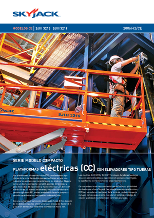 Kołowe podnośniki nożycowe Skyjack SJ III 3219