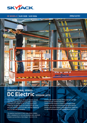 Kołowe podnośniki nożycowe Skyjack SJ III 3226 M