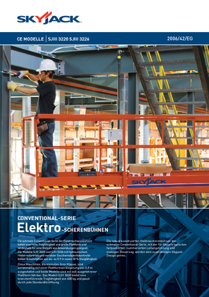 Kołowe podnośniki nożycowe Skyjack SJ III 3226 M