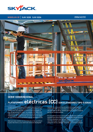 Kołowe podnośniki nożycowe Skyjack SJ III 3226 M