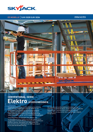 Kołowe podnośniki nożycowe Skyjack SJ III 3226 M