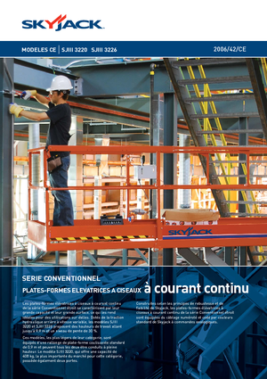 Kołowe podnośniki nożycowe Skyjack SJ III 3220