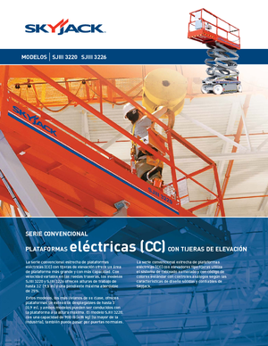 Kołowe podnośniki nożycowe Skyjack SJ III 3220