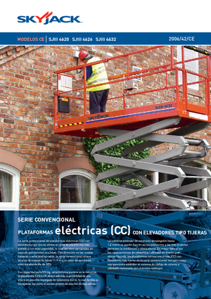 Kołowe podnośniki nożycowe Skyjack SJ III 4626